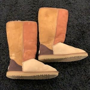 LIKE NEW - Ugg Patchwork Tall Boots